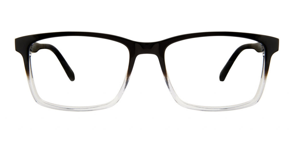 双眼鏡　CENIRE DELUXE Onyx on Gold Geometric Glasses incl. $0 High Index Lenses