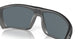 904503 - 124 Matte Black Matte Gray - Blue Mirror 580p