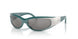 28176G - Green - Light Grey Mirror Silver 80