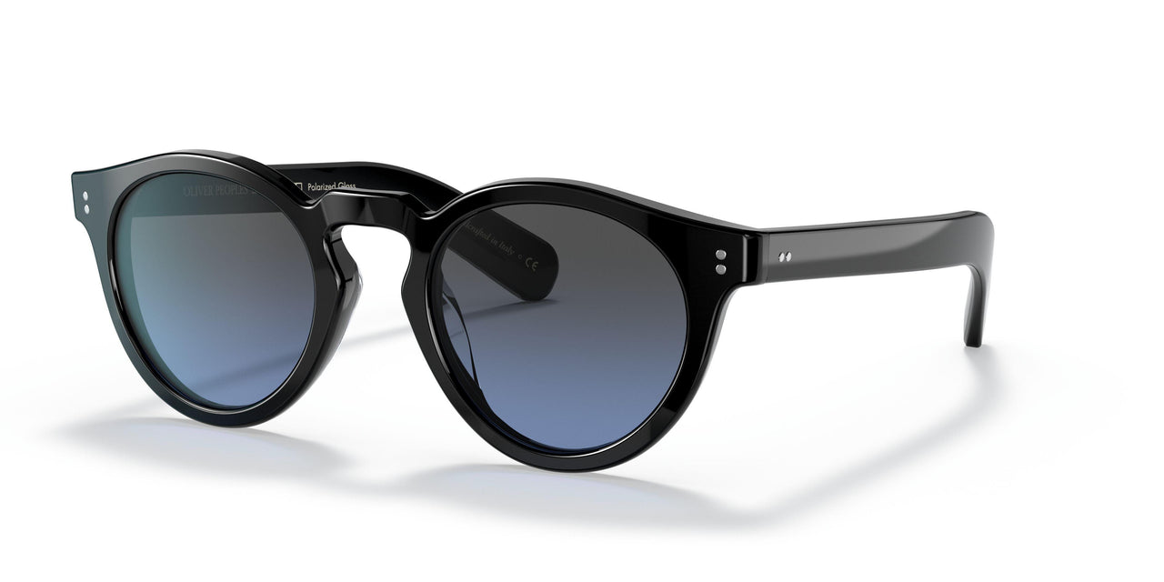 1005P4 - Black - Dark Azure Gradient Polarized