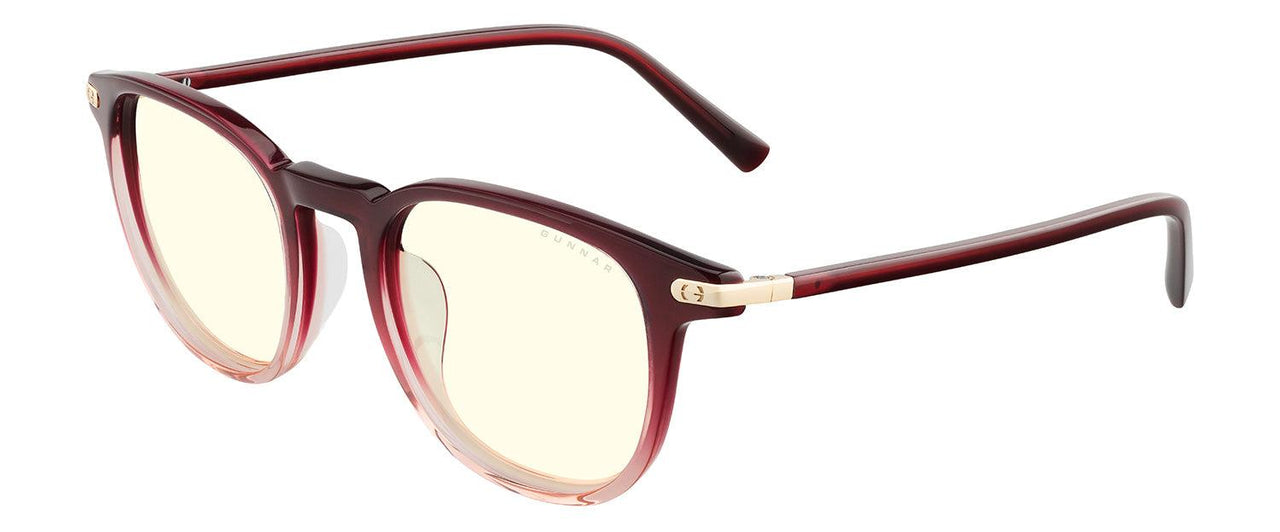 02209 - Garnet Fade Crystal - Clear