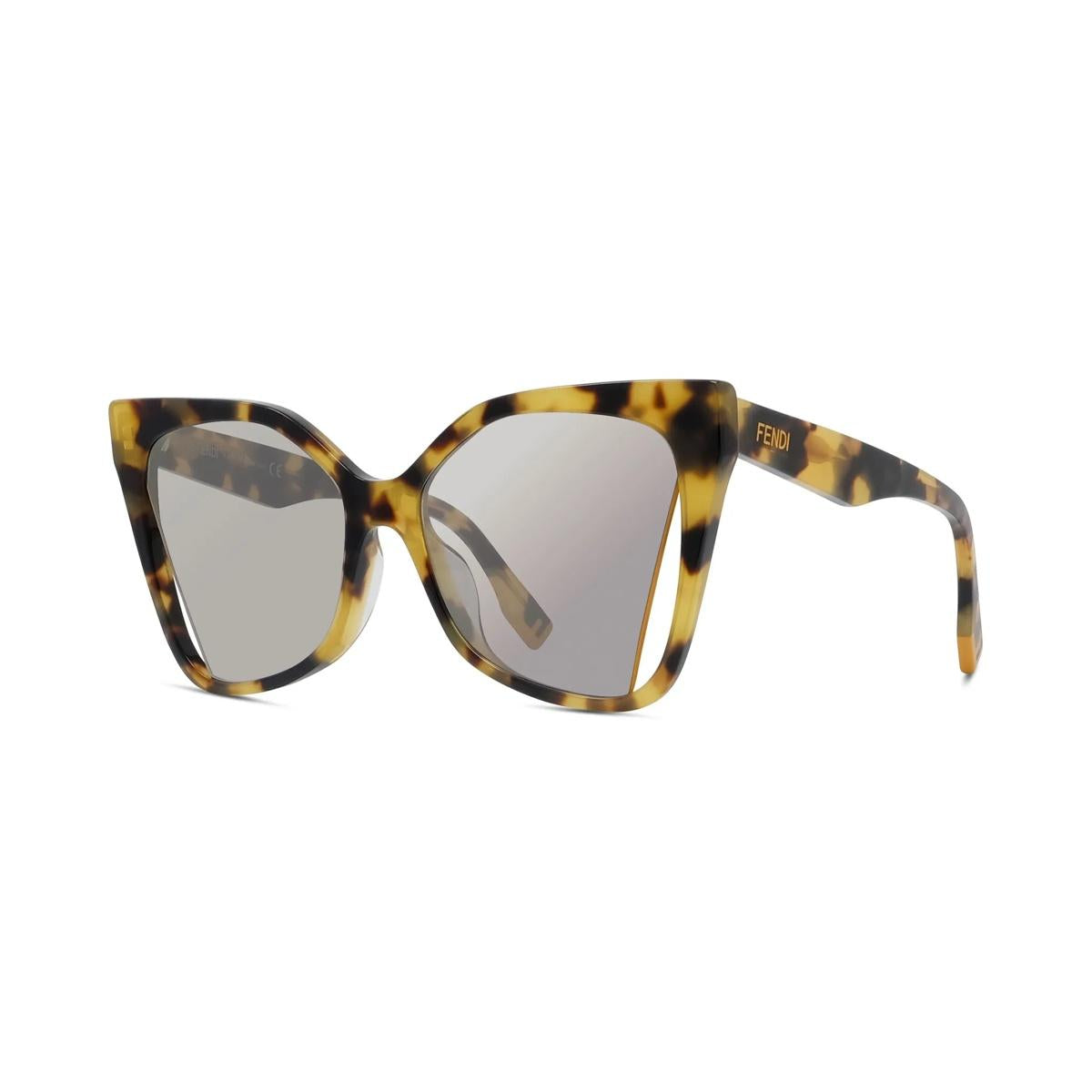 55C - Shiny Coloured Havana - Smoke Mirror
