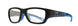 YFFLA04T Matte Black W Lightning / Electric Blue Temples