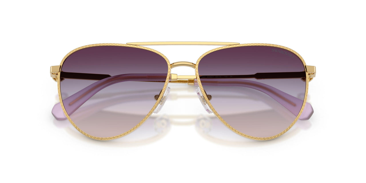 4036U7 - Gold - Gradient Light Brown/blue/violet