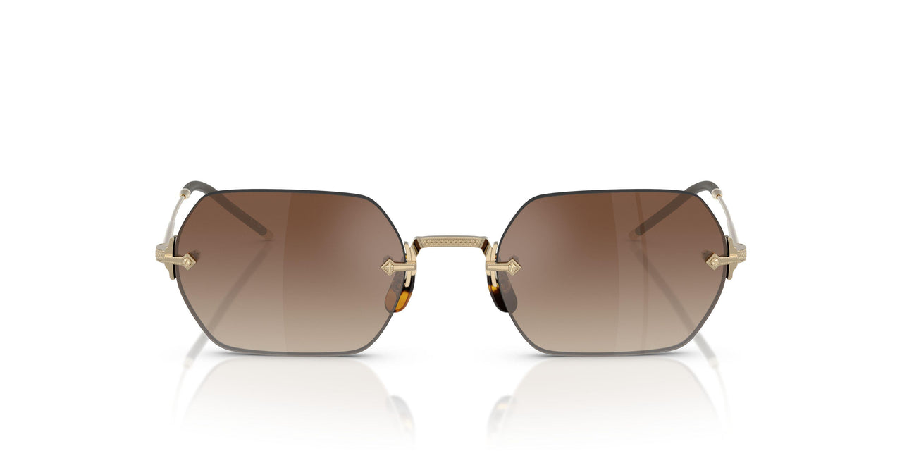 5035Q1 - Gold - Dark Brown Gradient Mirror