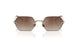 5035Q1 - Gold - Dark Brown Gradient Mirror