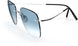 7405 - Silver-Black Neptun - special glazing - Tinted - blue 25-0%