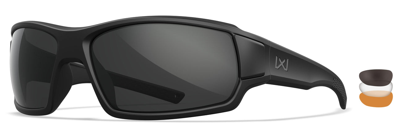 CHBRC08 Grey/Clear/Rust Lens / Matte Black Gunmetal Logo