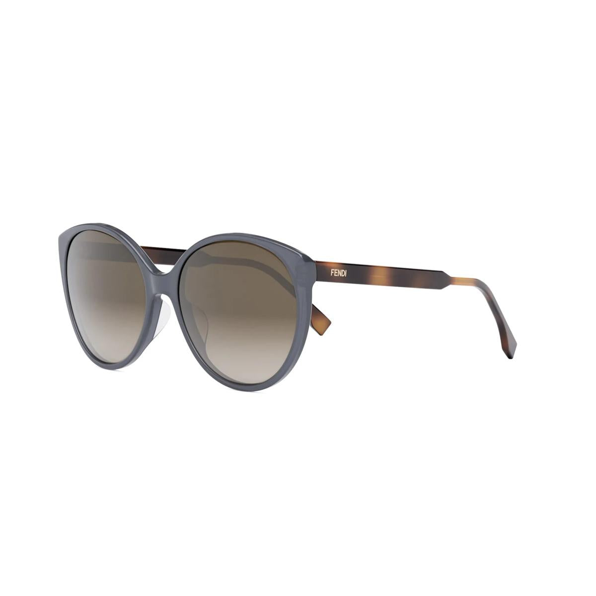 90F - Shiny Blue - Gradient Brown