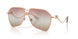 1298EL - Gold - Pink Gradient Brown Mirror
