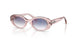 7218U0 - Pink - Clear Gradient Blue Mirror Red