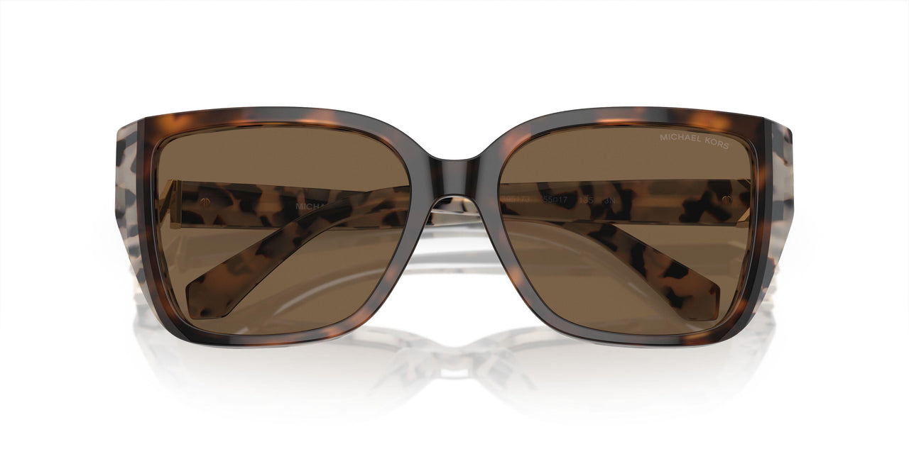 395173 - Bi Layer Dark/cream Tortoise - Brown Solid
