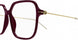 003 - Burgundy/Gold - Transparent