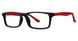 BLCKRDMTT - Black/Red Matte