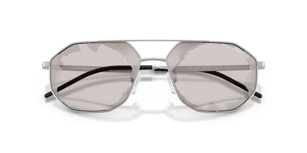 30157F - Silver - Smoke Mirror Black