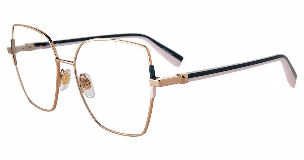 Furla Rose Gold Stainless Steel Glasses Women\'s (Frames) Furla VFU 587 0301 main image 2