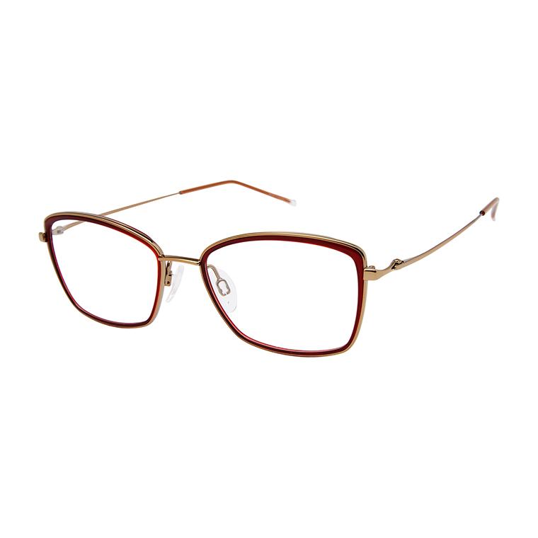 Charmant Pure Titanium TI16722 Eyeglasses BR - Brown