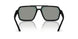 DG008F - Black - Dark Grey Mirror Blue/red