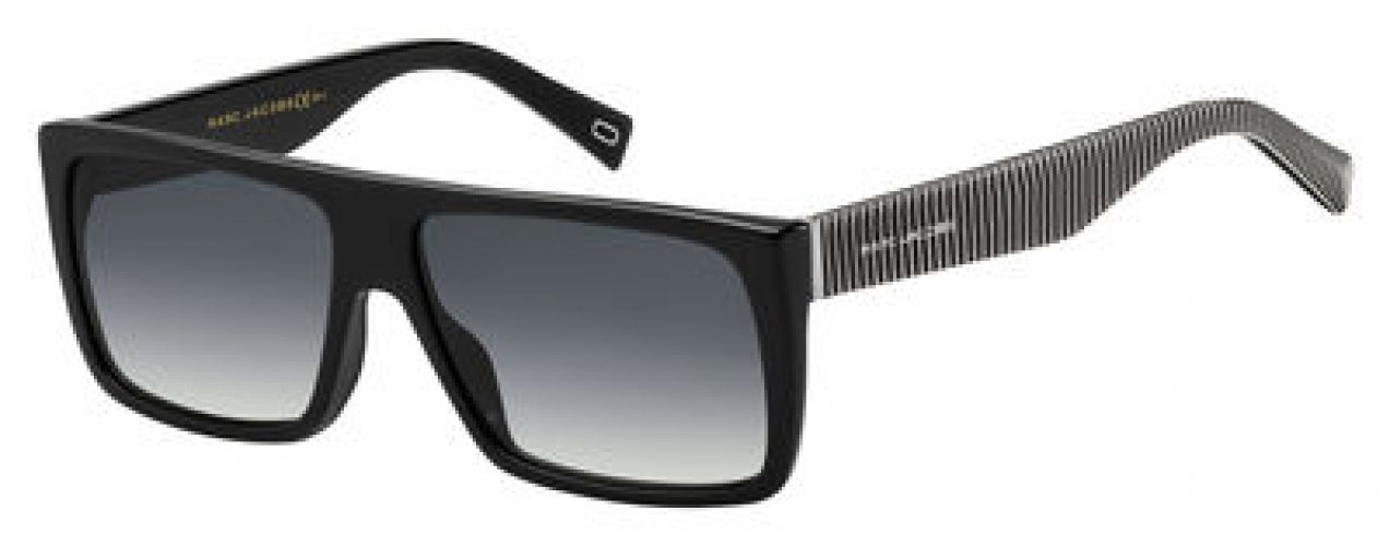 0807-9O - Black - Dark Gray Gradient Lens