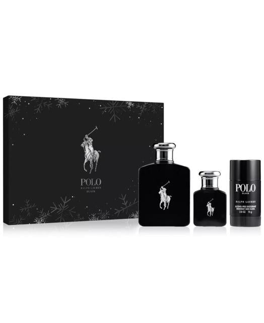 Ralph Lauren Polo Black Set Value $181