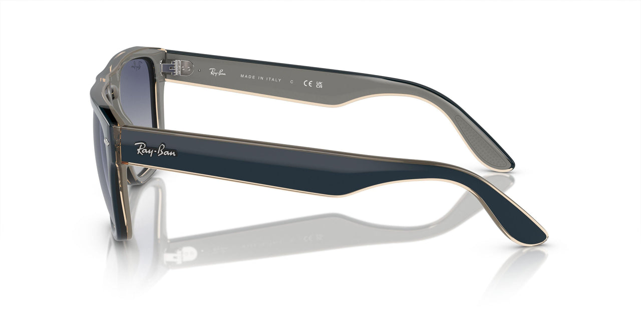 67304L - Blue & Grey & Transparent Light Brown - Grey/blue