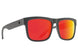 0000075 - Soft Matte Dark Gray - Happy Gray Green Polar with Red Spectra Mirror