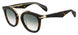 0086-9K - Dark Havana - Gray Green Lens