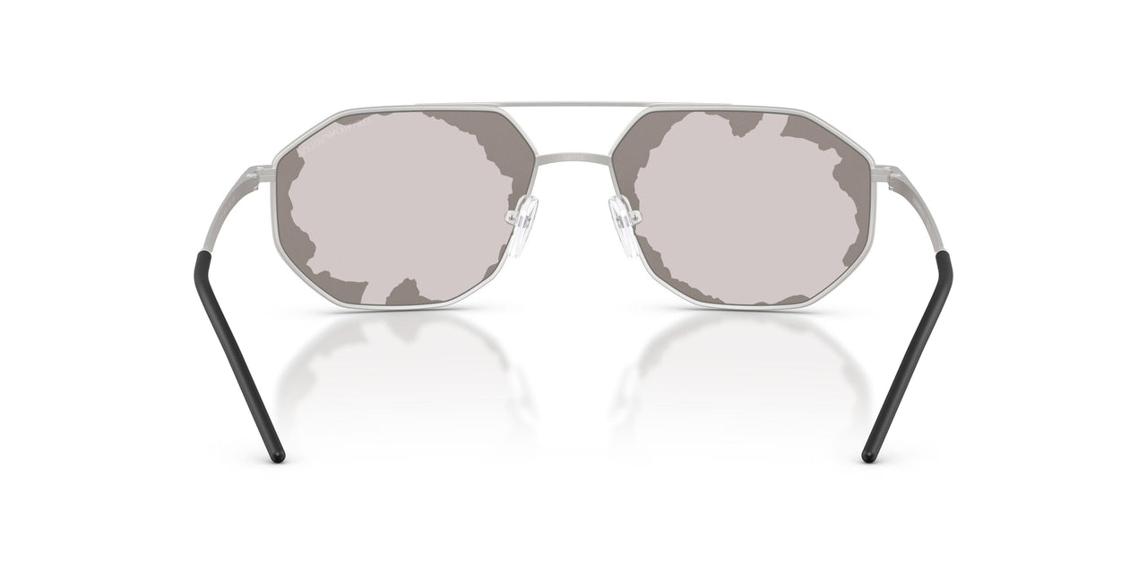 30157F - Silver - Smoke Mirror Black