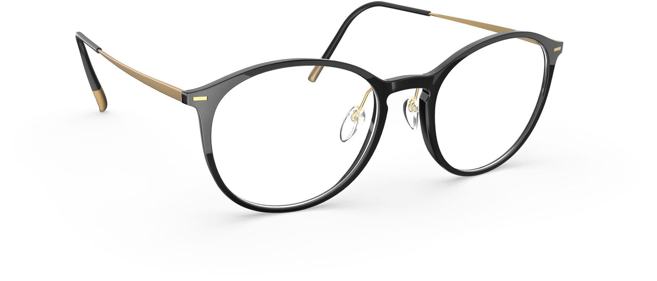 9032 - Black Shiny - ext. nosebridge + temple length