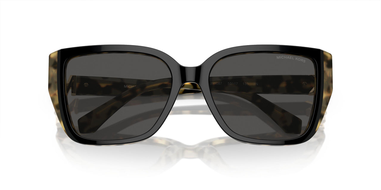 395087 - Bi-layer Black/amber Tortoise - Dark Grey Solid