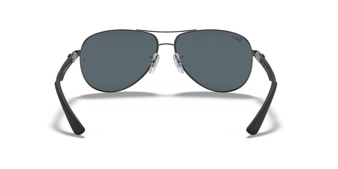 004/K6 - Gunmetal - Blue Mirror Silver Polar