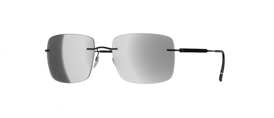 9040 - Pure Black - SLM Silver Mirror Gradient