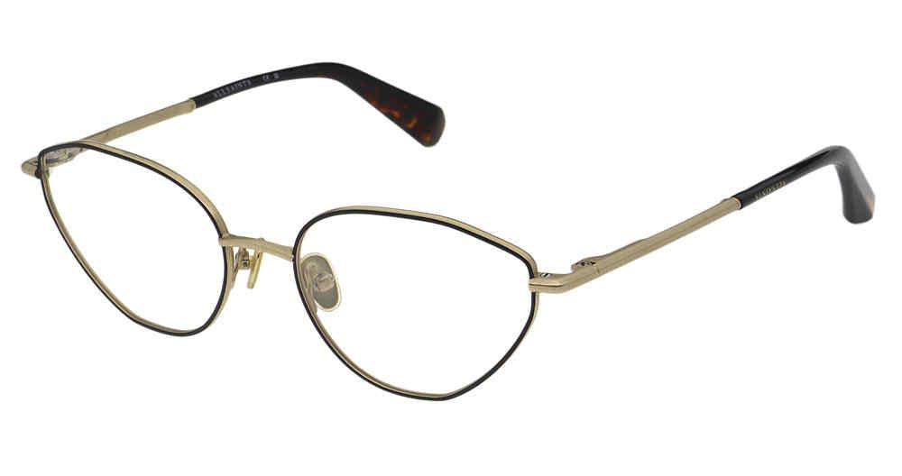 492 - ALS-3011 AGATHA GOLD & BLACK RIM