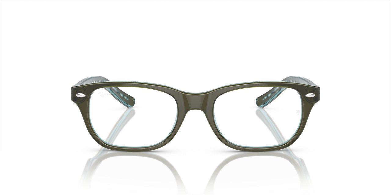 3946 - Top Green & Orange & Light Blue - Clear