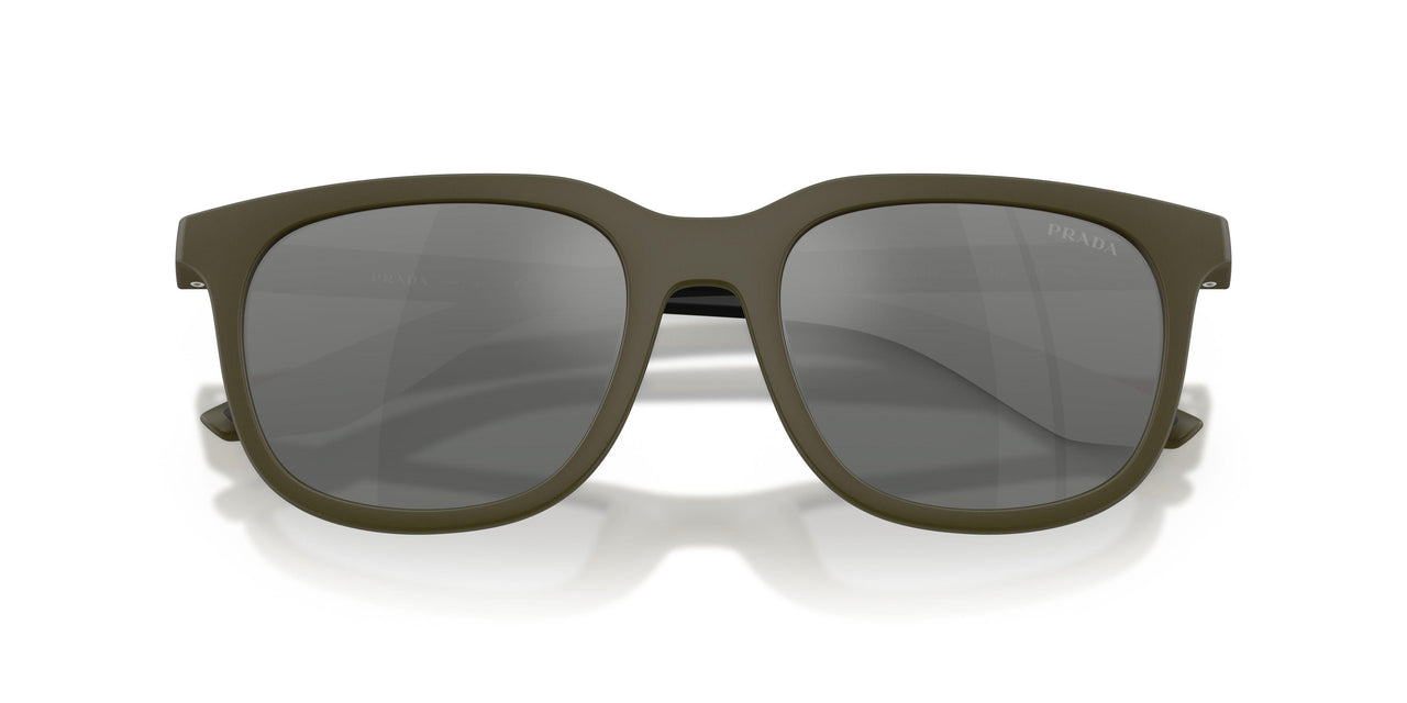 15X41A - Green - Grey Mirror Silver Gradient