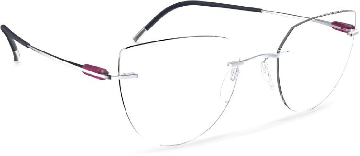 Silhouette Purist Color Groove Demo Rimless 5561 Eyeglasses