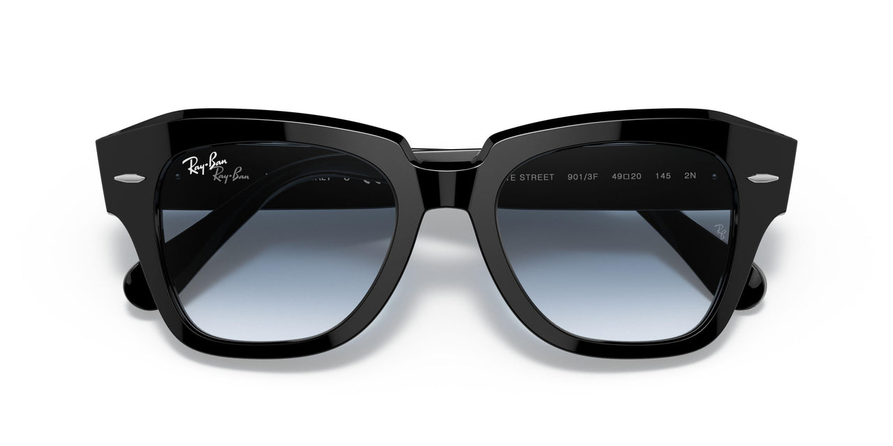 901/3F - Black - Clear Gradient Blue