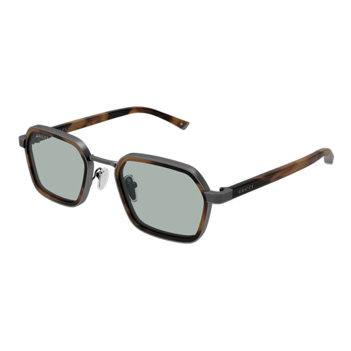002 - Gunmetal/Havana - Blue