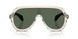 300371 - White - Solid Dark Green