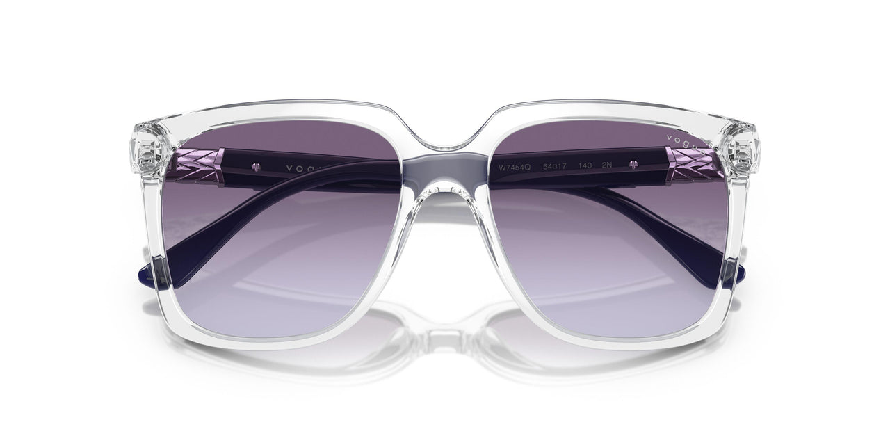 W7454Q - Clear - Violet Gradient Grey