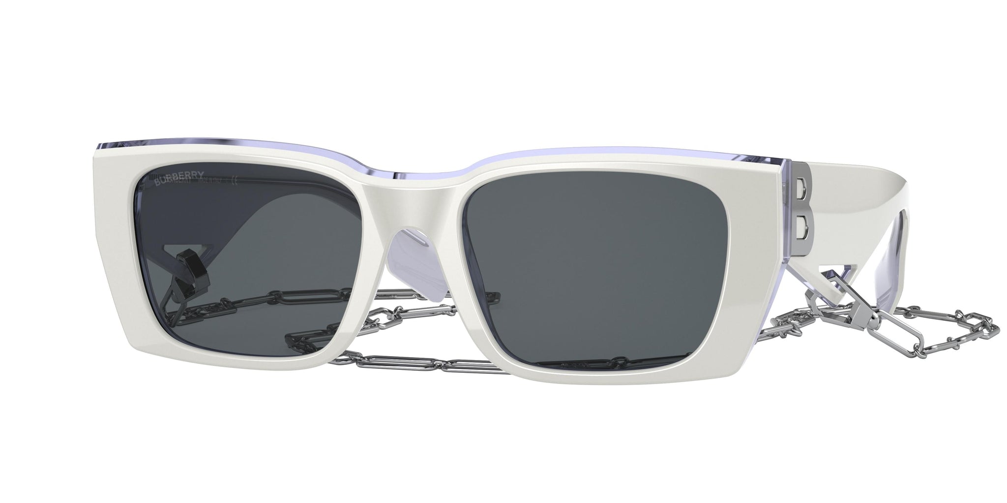 Burberry Poppy White Sunglasses Burberry Poppy 4336 Sunglasses main image 2
