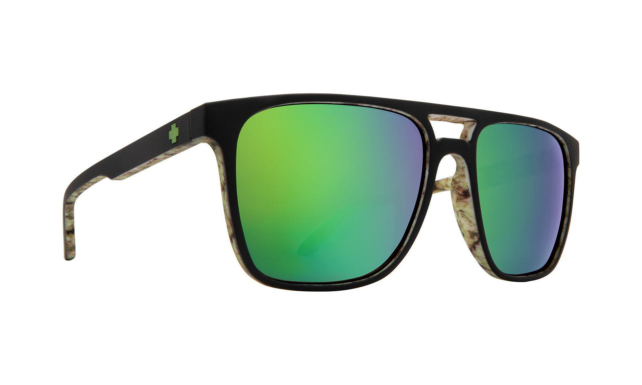 205225 - Black Matte - HD Plus Bronze with Green Spectra Mirror