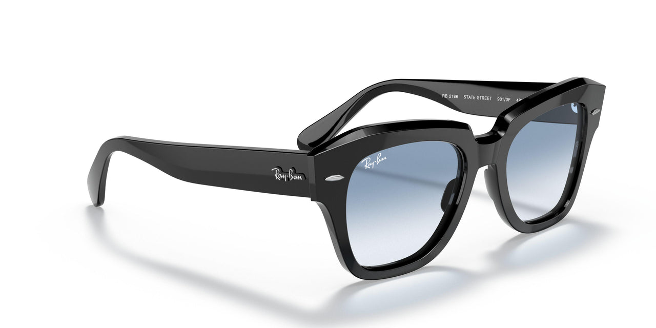 901/3F - Black - Clear Gradient Blue