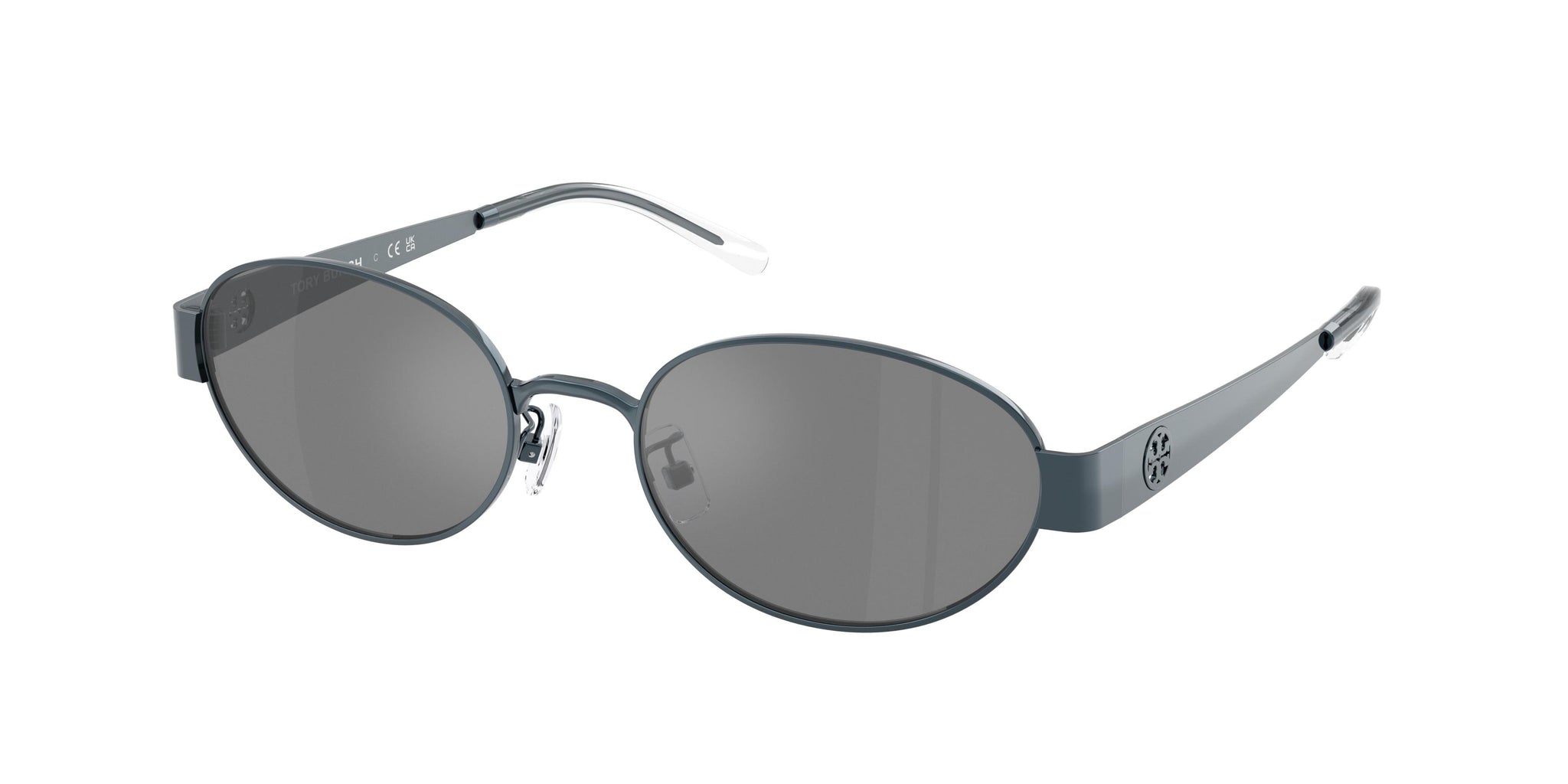 TORY BURCH TY7116 BLACK WITH SILVER SUNGLASSES EUC Tory Burch 6116 Sunglasses main image 2