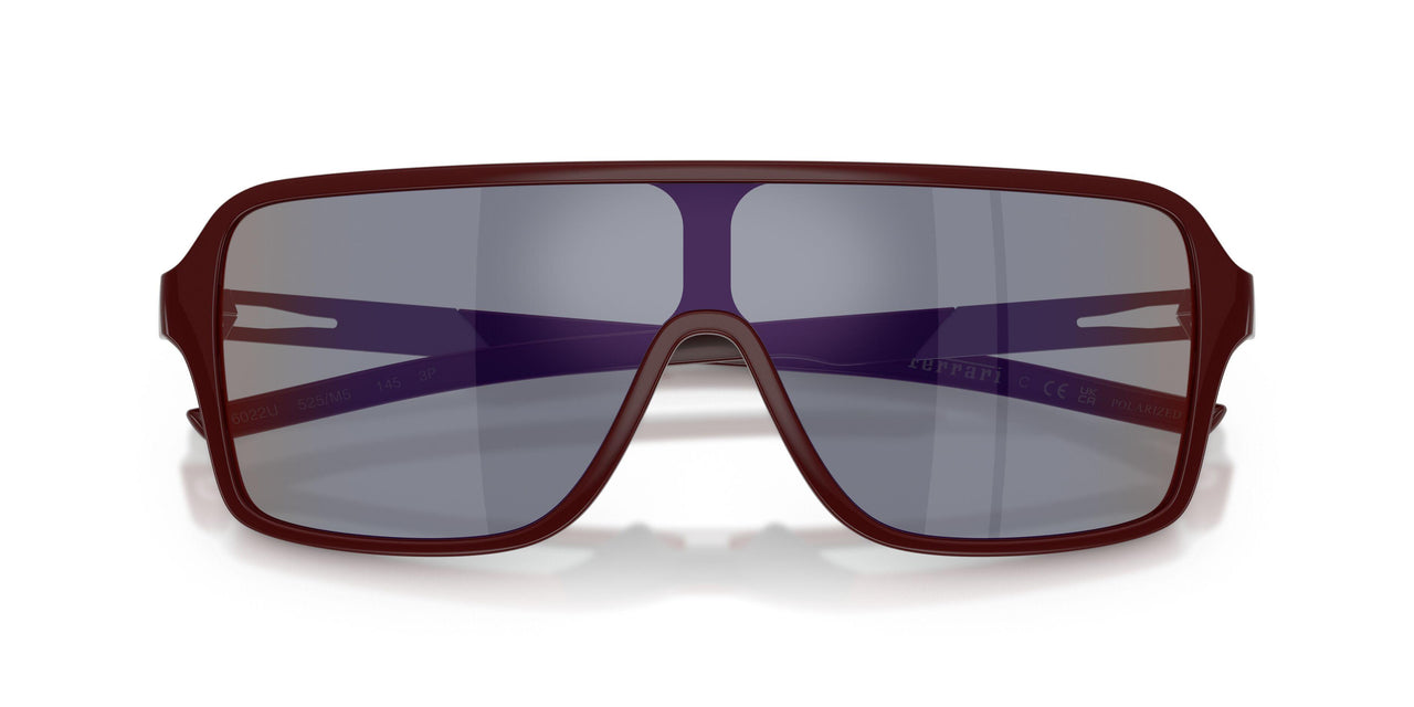 525/M5 - Bordeaux - Dark Grey Mirror Red/yellow