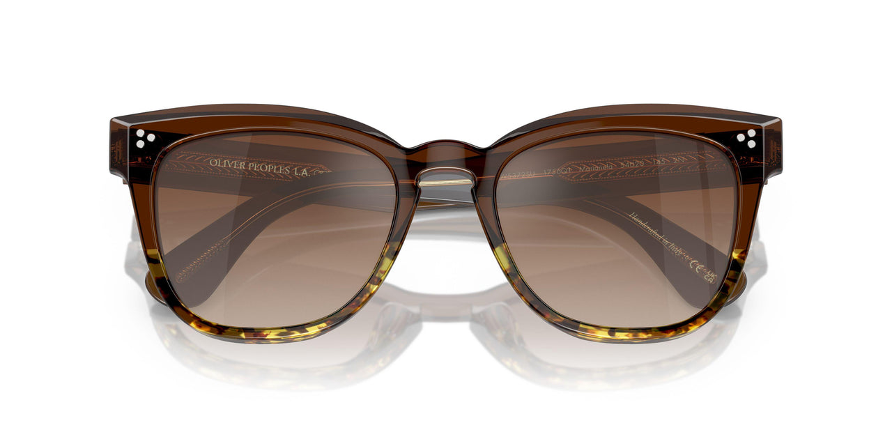 1756Q1 - Brown - Dark Brown Gradient Mirror