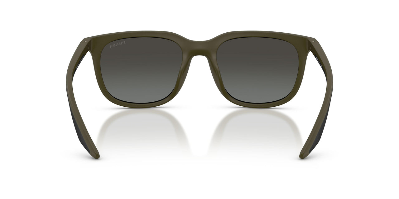 15X41A - Green - Grey Mirror Silver Gradient