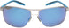 17A - Chrome With Black And Blue Temples - Blue Hawaii