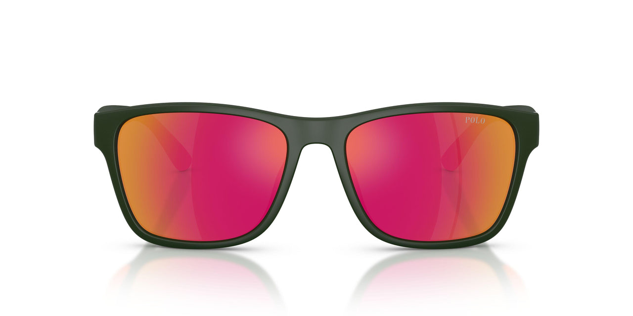 55966Q - Green - Orange Mirror Red