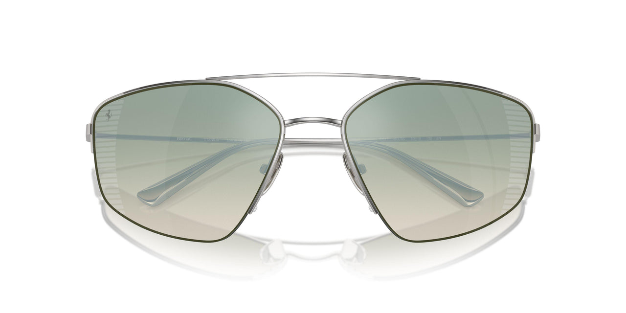 303/W0 - Silver - Gradient Green Mirror